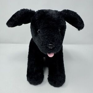 Melissa and Doug Black Lab Puppy Dog Plush Stuffed Animal, 11 inch, pet, pretend
